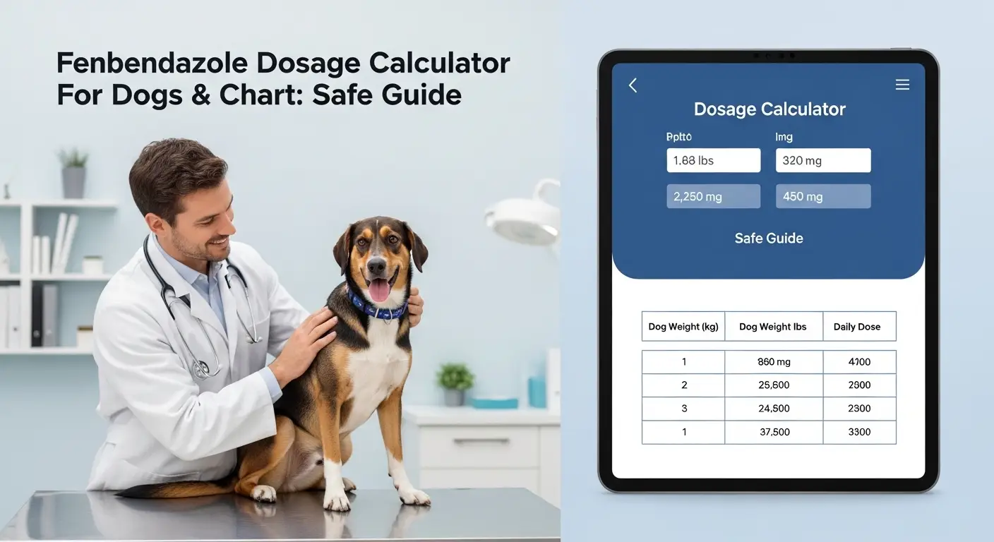 Fenbendazole Dosage Calculator For Dogs & Chart: Safe Guide