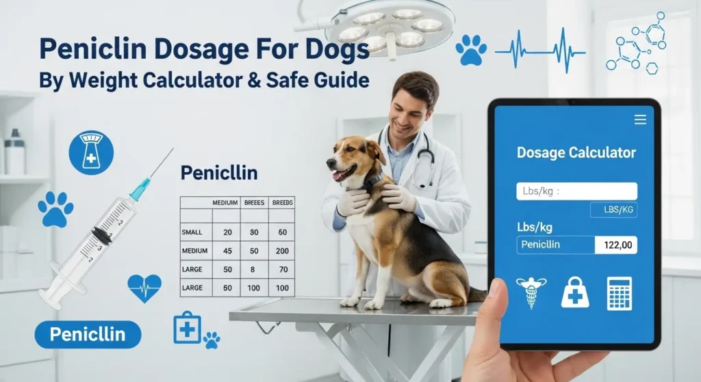Penicillin Dosage For Dogs By Weight Calculator