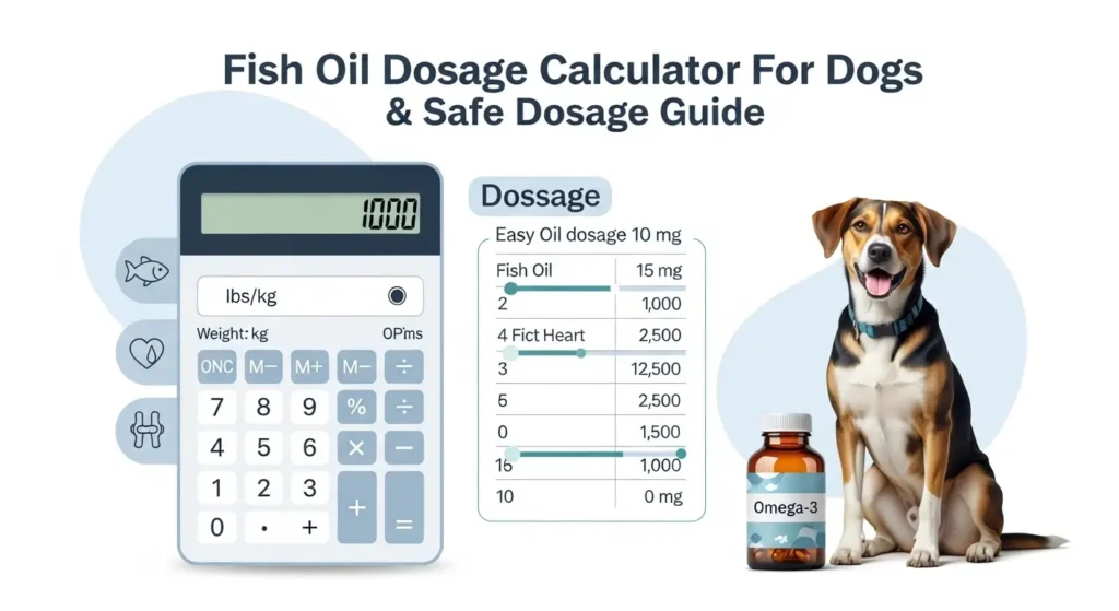 Fish Oil Dosage Calculator For Dogs and Safe Dosage Guide