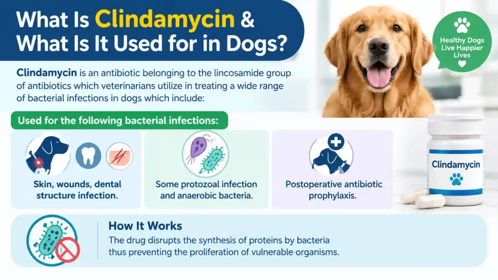 Clindamycin For Dogs Dosage Calculator & Dosage Chart 1 What Is Clindamycin & What Is It Used for in Dogs