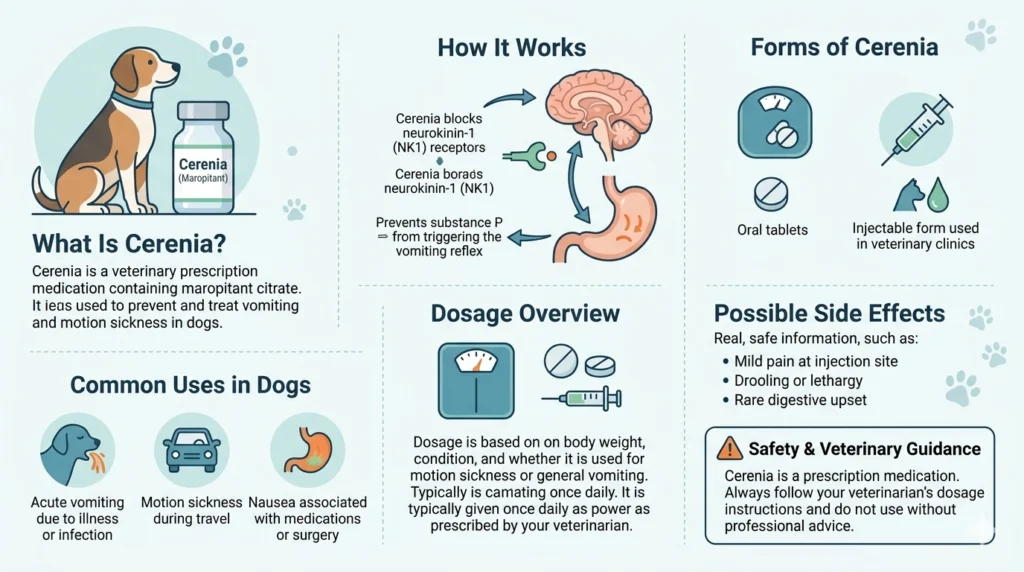 What is Cerenia Dosage For Dogs?