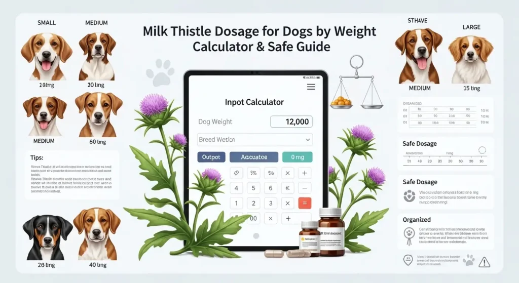 Milk Thistle Dosage For Dogs By Weight Calculator