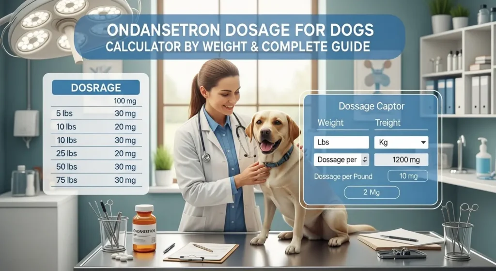 Ondansetron Dosage for Dogs Calculator by Weight