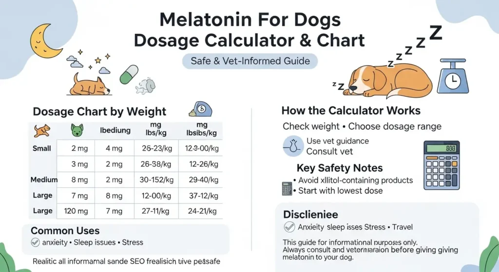 Melatonin For Dogs Dosage Calculator