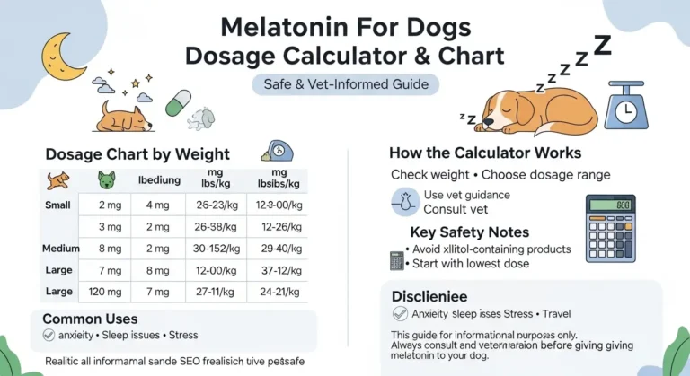 Melatonin For Dogs Dosage Calculator