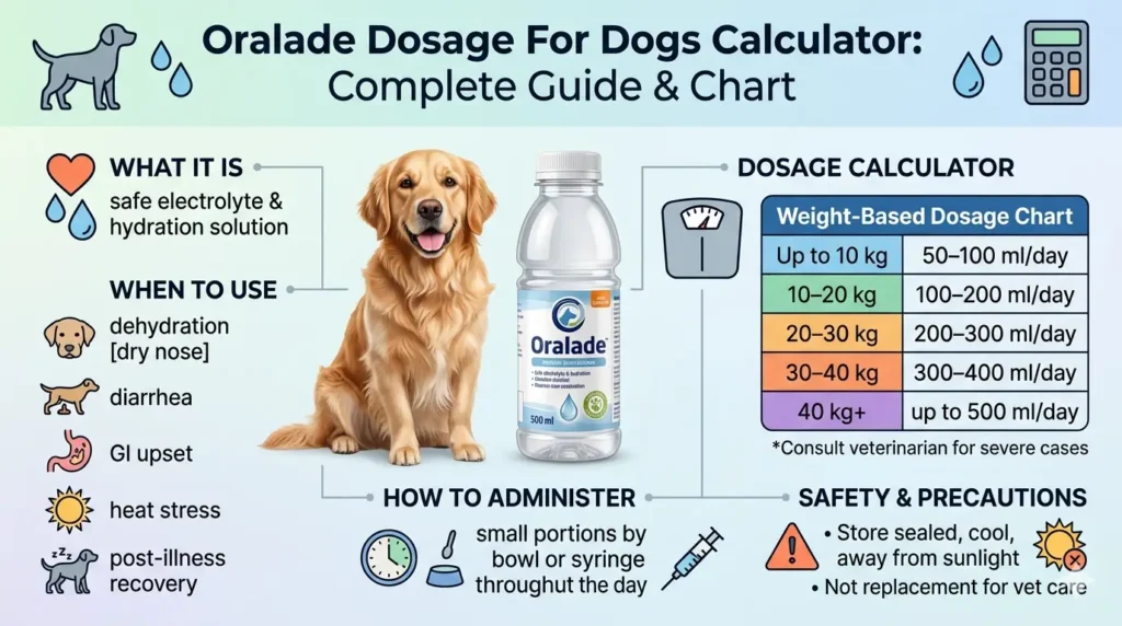 Oralade Dosage For Dogs Calculator