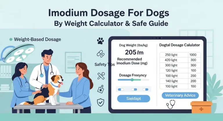 Imodium Dosage For Dogs By Weight Calculator