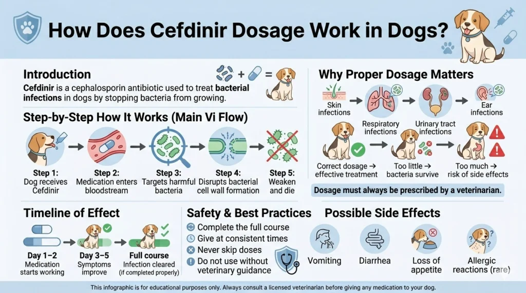 How Does Cefdinir For Dogs Dosage Work