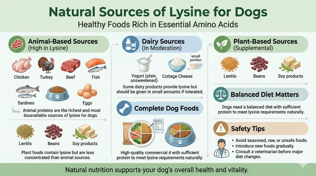 Natural Sources of Lysine for Dogs