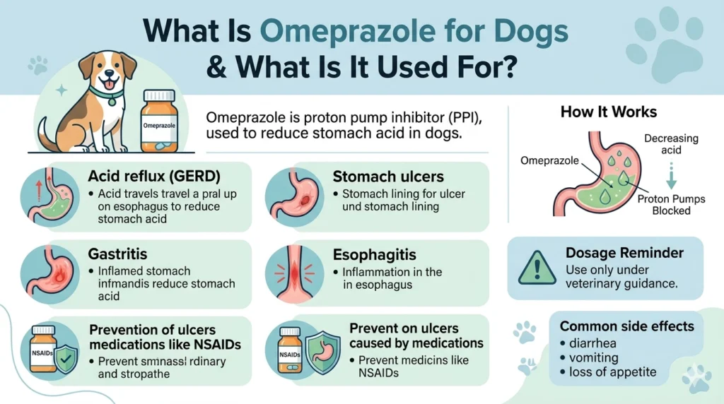 Omeprazole for Dogs Dosage Calculator by Weight