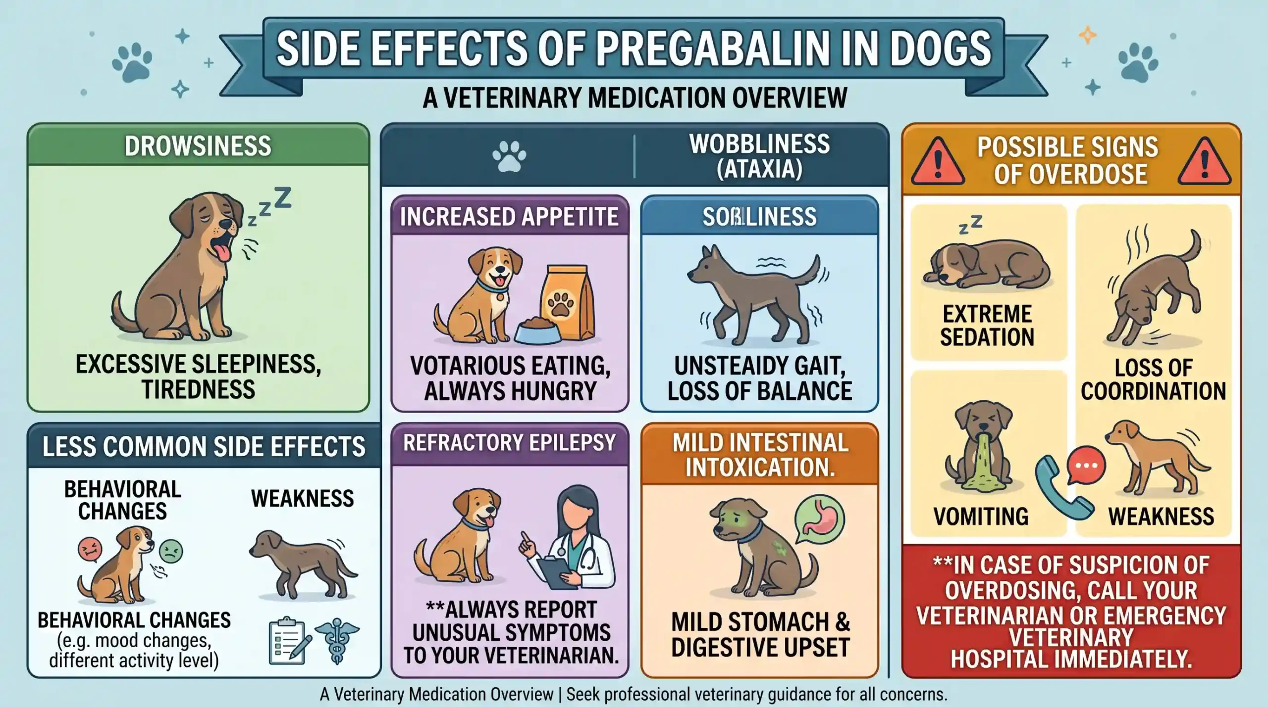Pregabalin For Dogs Dosage Chart & Calculator by Weight 3 Side Effects of Pregabalin in Dogs
