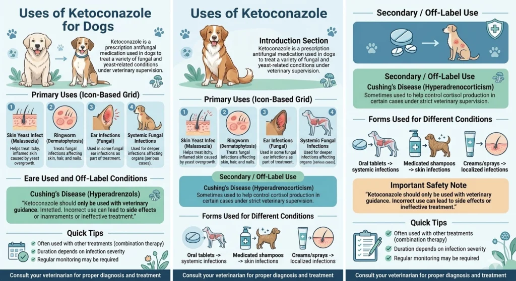 Uses of Ketoconazole For Dogs