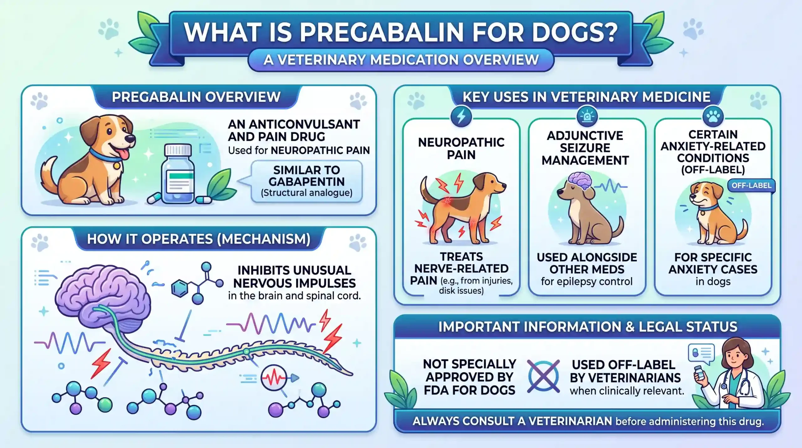 Pregabalin For Dogs Dosage Chart & Calculator by Weight 1 What Is Pregabalin for Dogs?