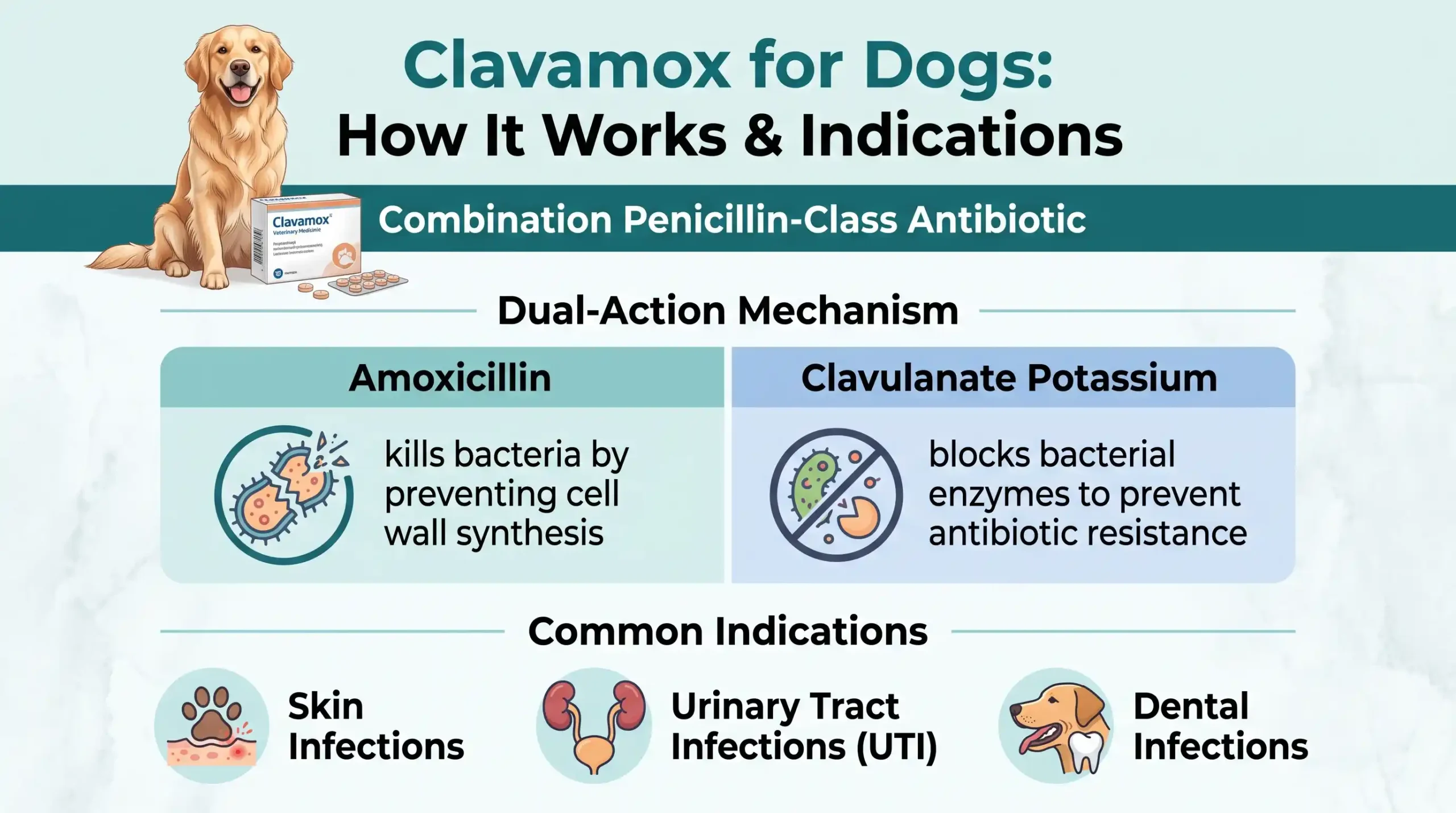 Clavamox Dosage Calculator For Dogs: Chart & Safe Guide 1 What is Clavamox For Dogs Dosage and How Does it Work