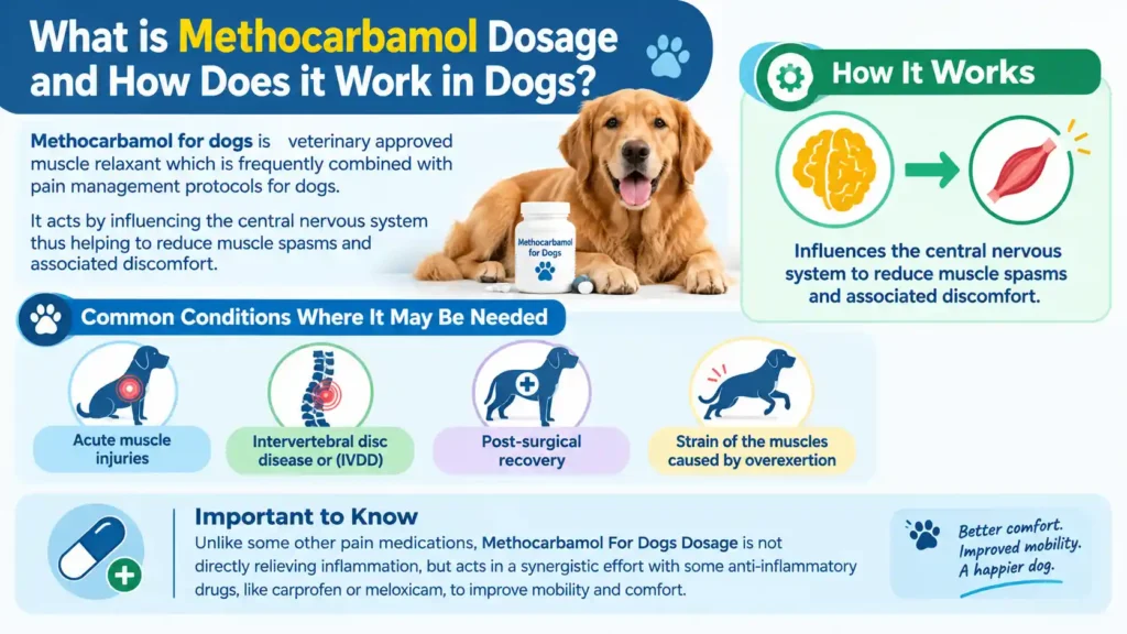 Methocarbamol For Dogs Dosage Calculator By Weight 1 What is Methocarbamol Dosage and How Does it Work in Dogs