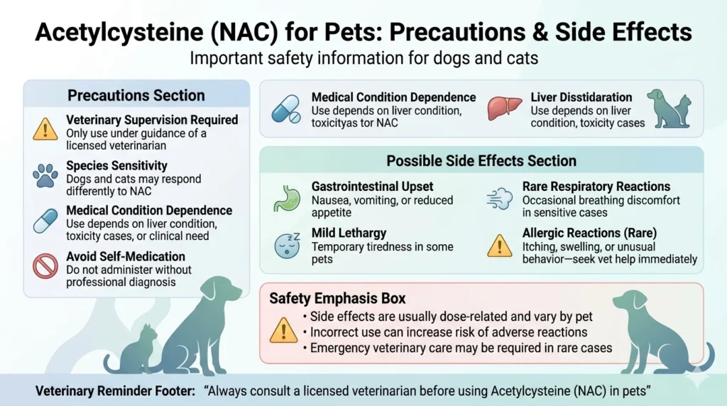 Acetylcysteine for Pets Precautions and Side Effects