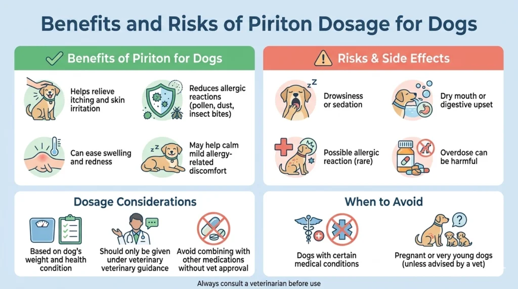 Benefits and Risks of Piriton Dosage for Dogs