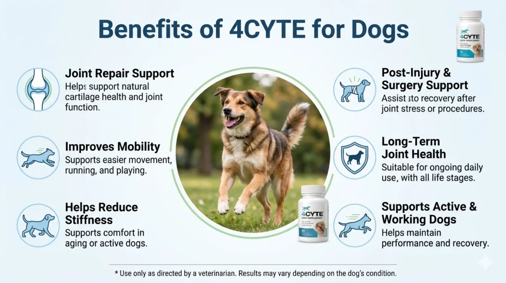 Benefits of 4CYTE for Dogs