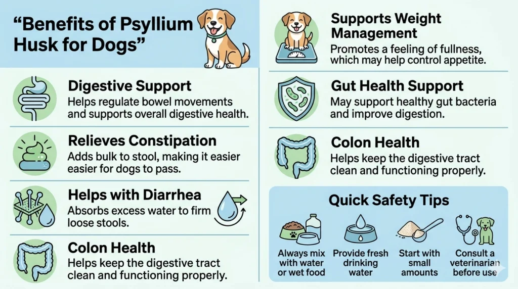 Benefits of Psyllium Husk for Dogs