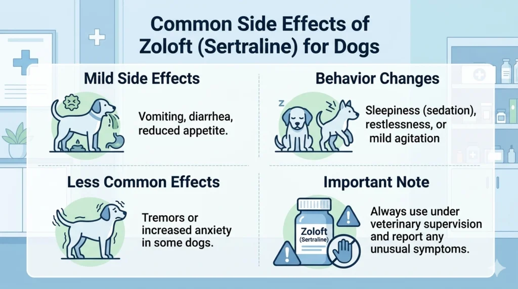 Common Side Effects of Zoloft (Sertraline) for Dogs