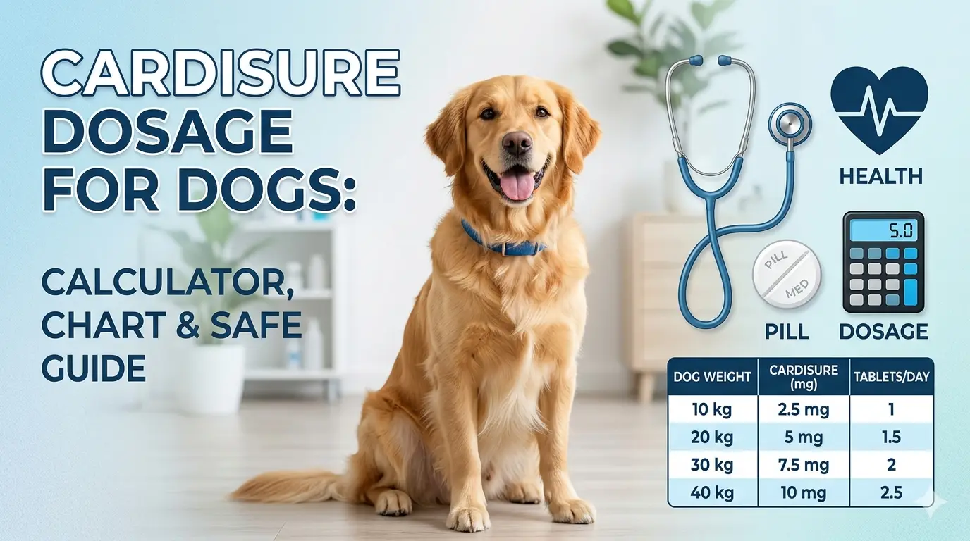 Cardisure Dosage For Dogs: Calculator Chart & Safe Guide