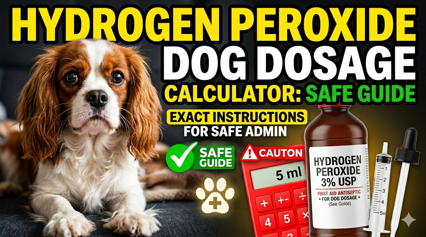 Hydrogen Peroxide Dosage For Dogs