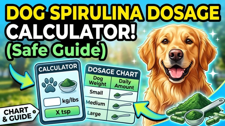 Spirulina Dosage For Dogs