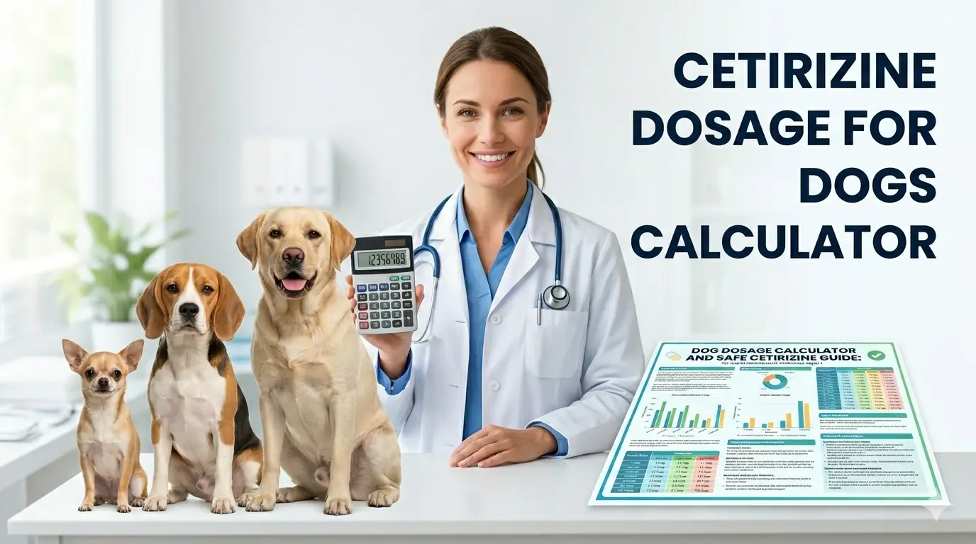 Cetirizine Dosage For Dogs Calculator: Dosage Chart & Guide