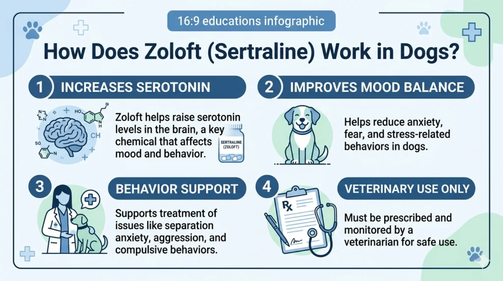 How Does Zoloft Work in Dogs