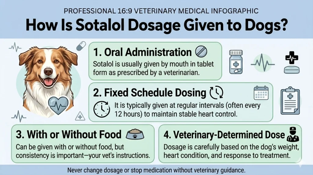 How Is Sotalol Dosage Given to Dogs