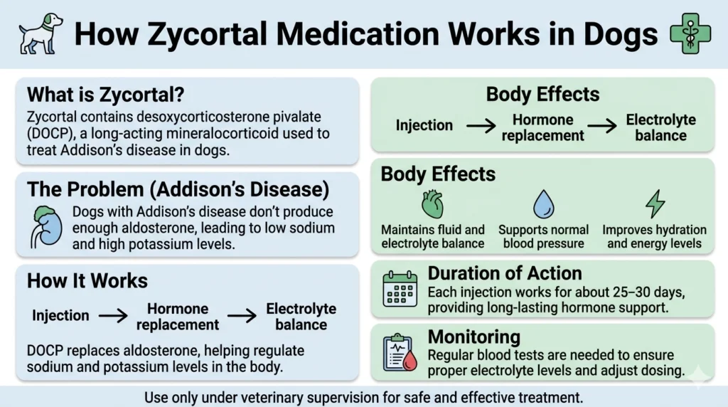 How Zycortal Medication Works in Dogs