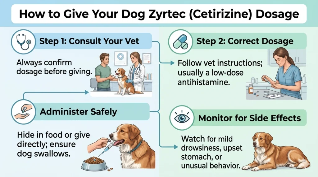 How to Give Your Dog Zyrtec (Cetirizine) Dosage