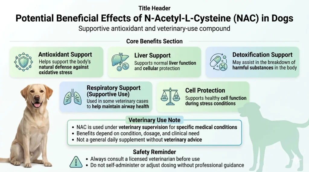 Potential Beneficial Effects of N-Acetyl-L-Cysteine (NAC)