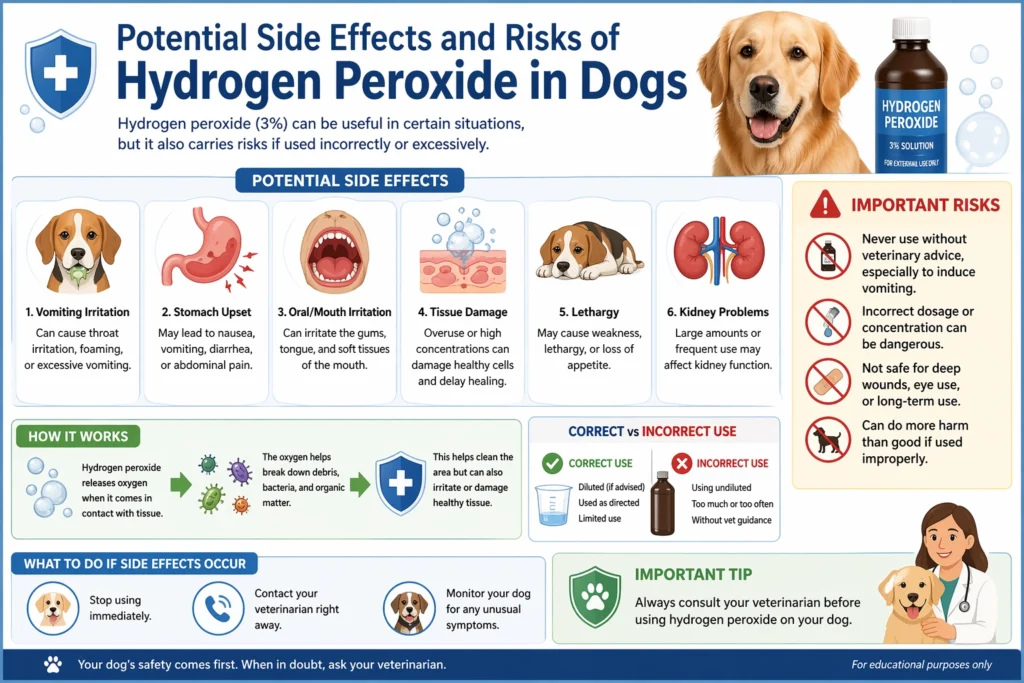 Potential Side Effects and Risks of Hydrogen Peroxide in Dogs