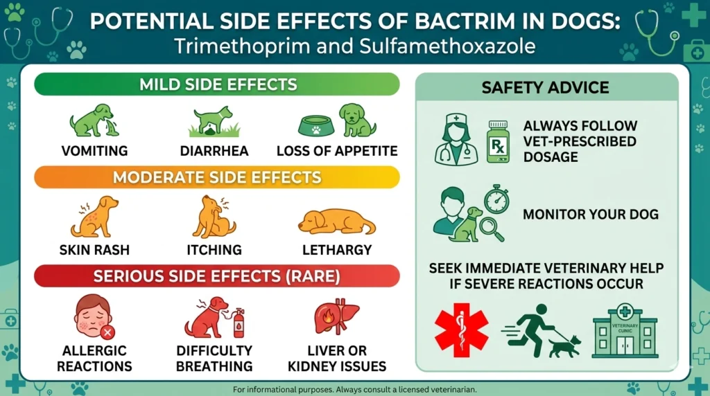 Potential Side Effects of Trimethoprim and Sulfamethoxazole (Bactrim) for Dogs