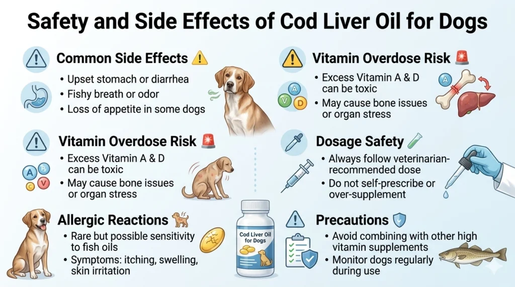 Safety and Side Effects of Cod Liver Oil for Dogs