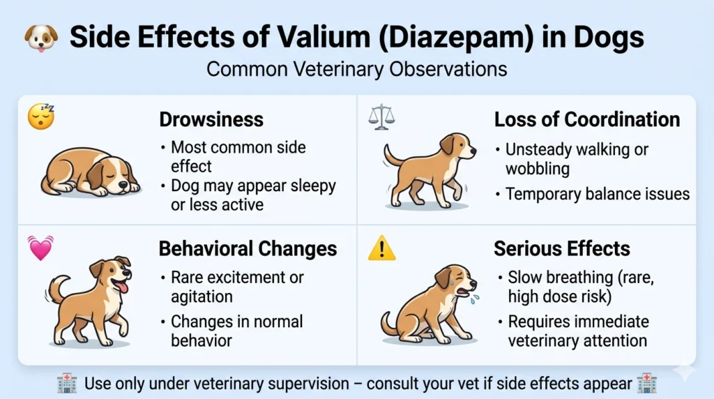 Side Effects of Valium (Diazepam) for Dogs