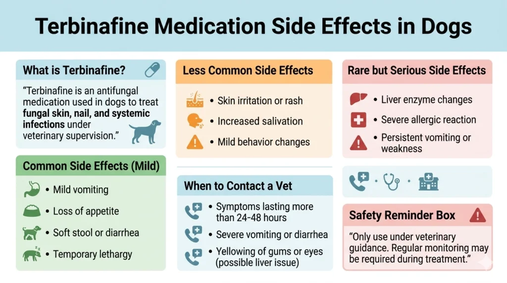 Terbinafine Medication Side Effects in Dogs