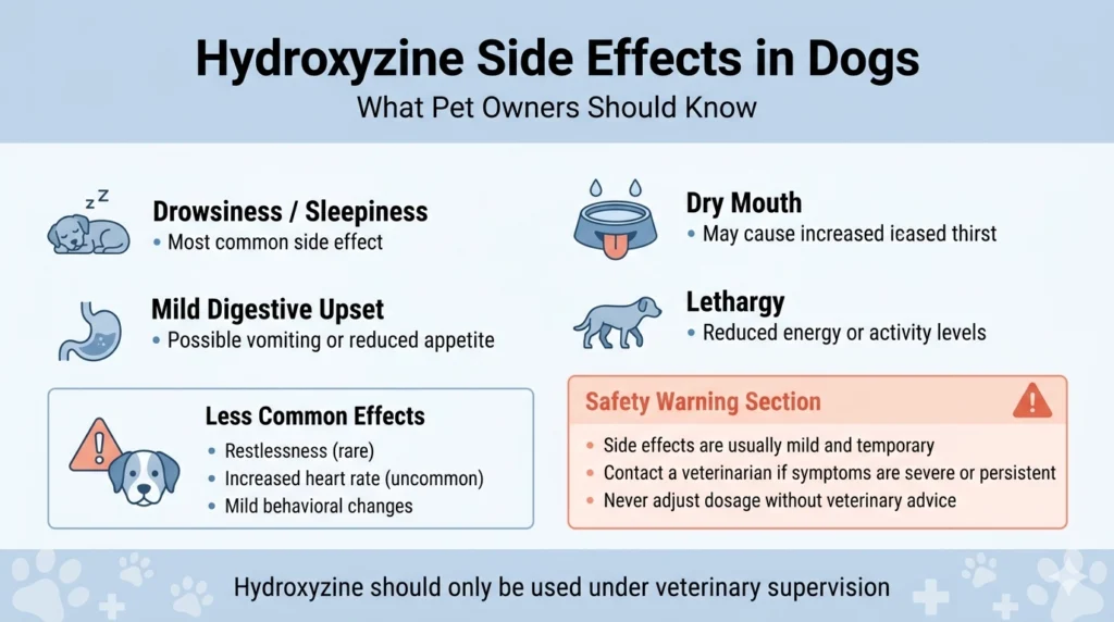 What Are the Common Side Effects of Hydroxyzine in Dogs
