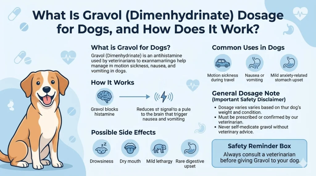 What Is Gravol Dosage for Dogs, and How Does It Work