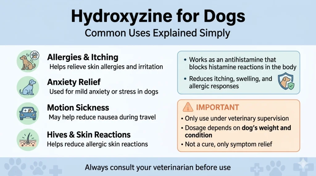 What Is Hydroxyzine Used for in Dogs