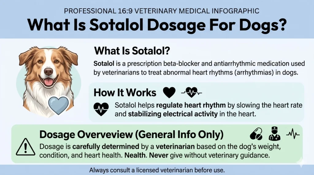 What Is Sotalol Dosage for dogs