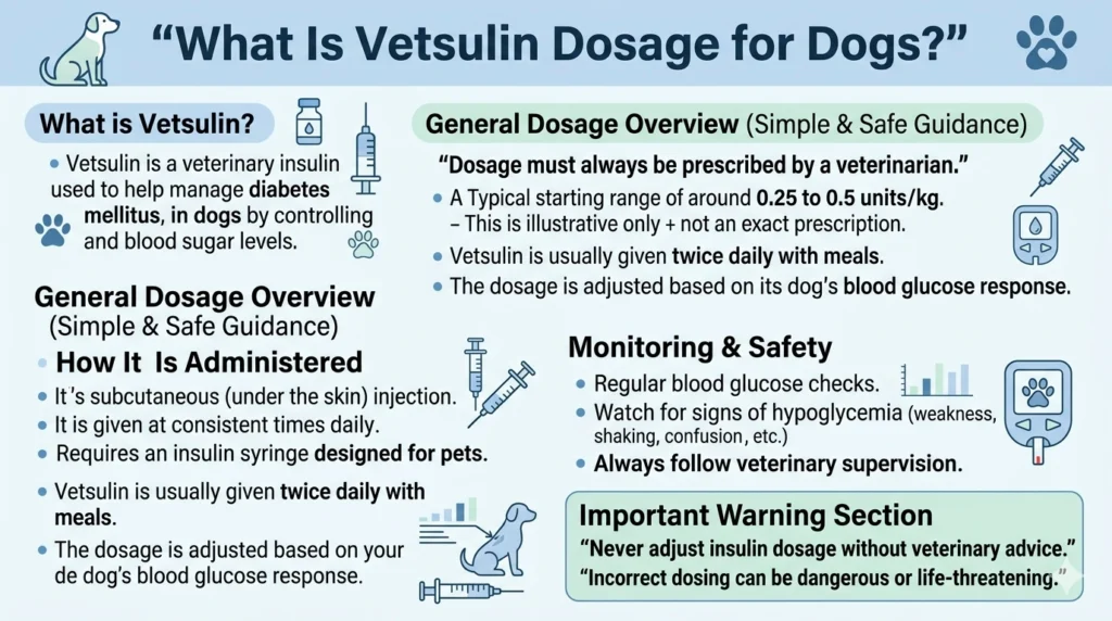 What Is Vetsulin Dosage for Dogs