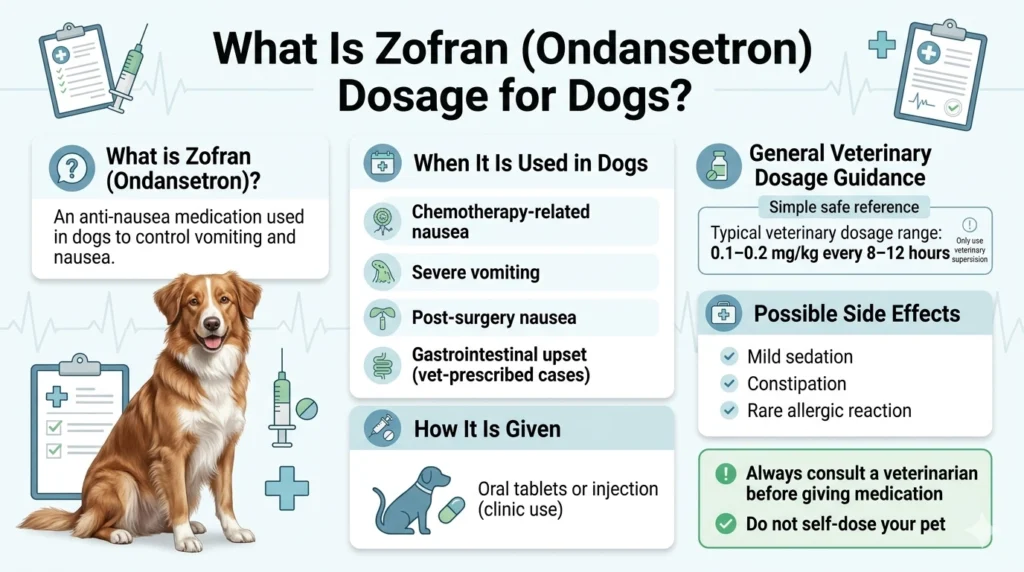 What Is Zofran (Ondansetron) Dosage for Dogs