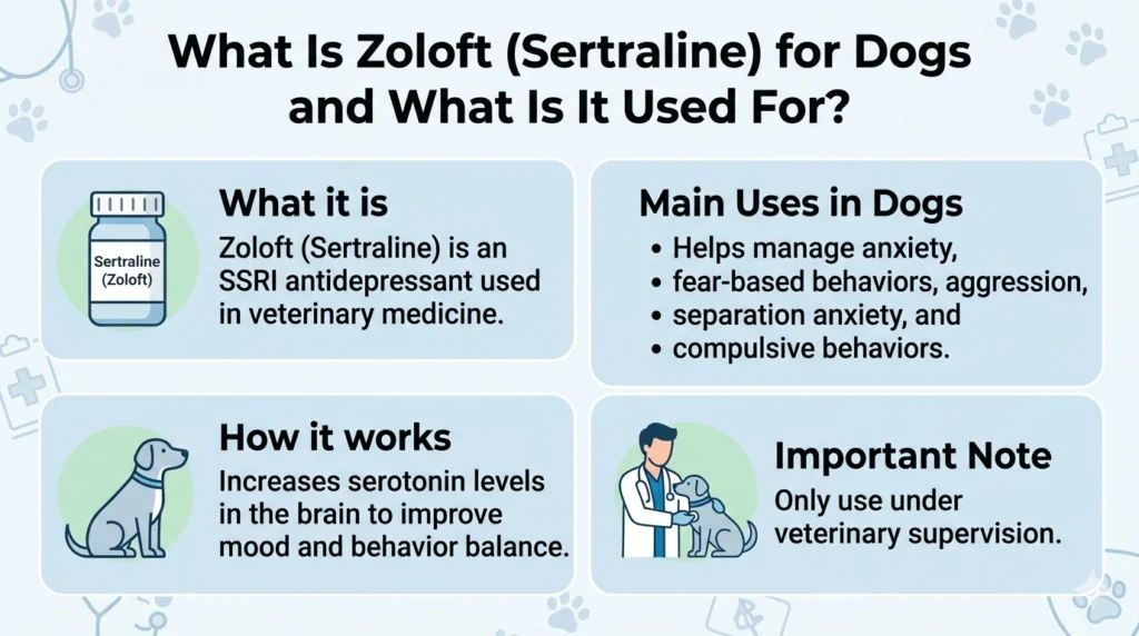 What Is Zoloft (Sertraline) for Dogs and What Is It Used For