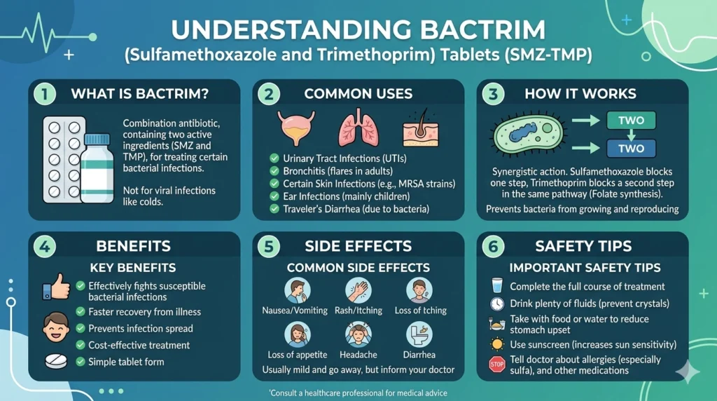 What is Bactrim (Sulfamethoxazole and Trimethoprim) Tablets (SMZ-TMP)