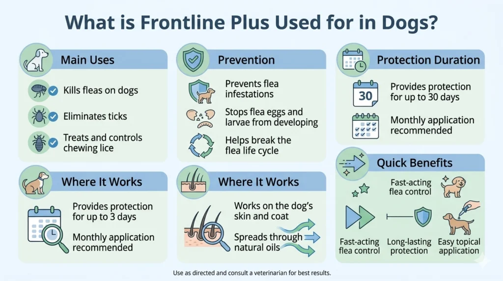 What is Frontline Plus Used for in Dogs