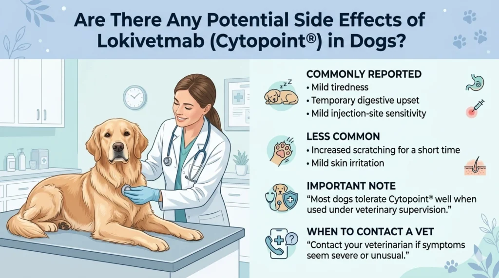 Are There Any Potential Side Effects of Lokivetmab (Cytopoint®) in Dogs
