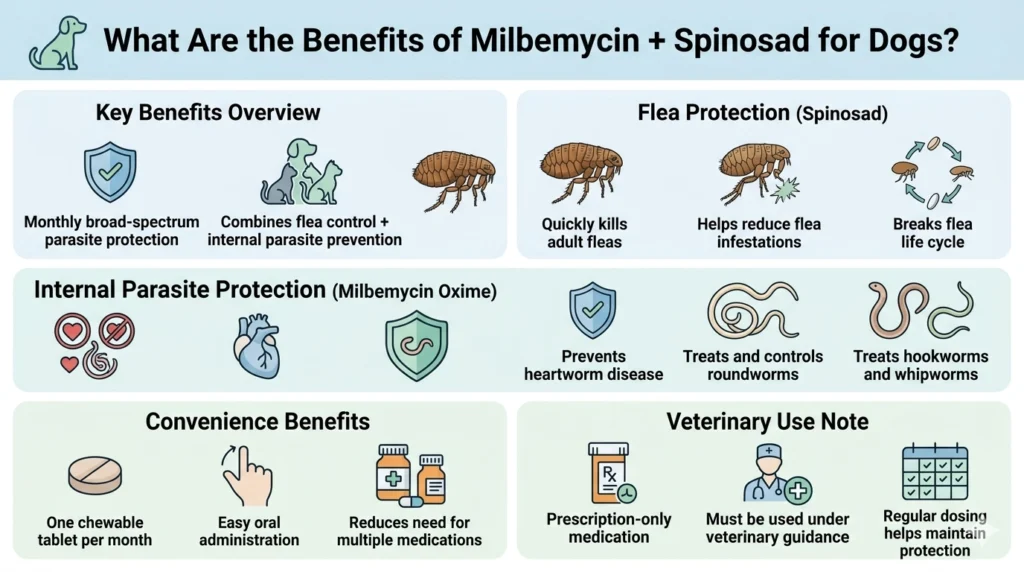What Are the Benefits of MilbemycinSpinosad for Dogs
