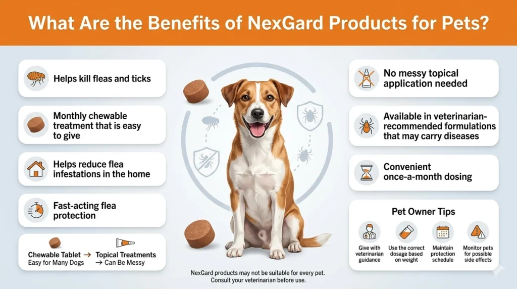 What Are the Benefits of NexGard Products for Pets